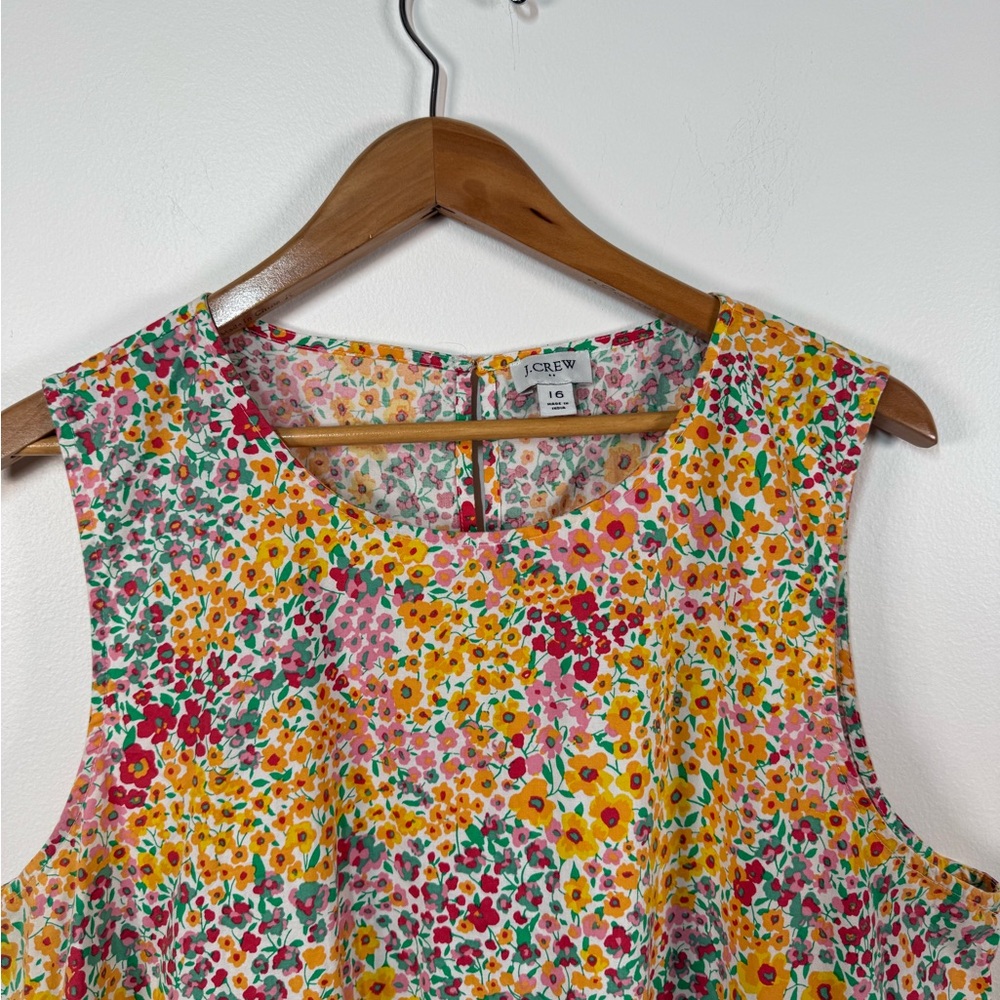 J. Crew Floral Prairie Dainty Sundress 16‎ - Picture 4 of 10